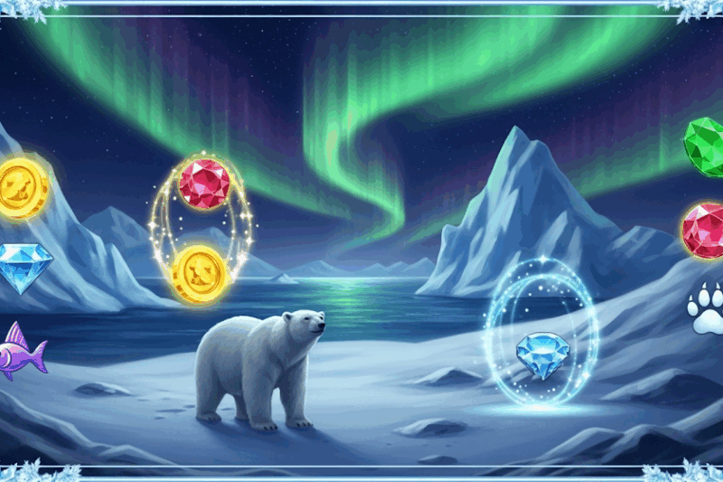 Slot yang menampilkan keindahan kutub utara