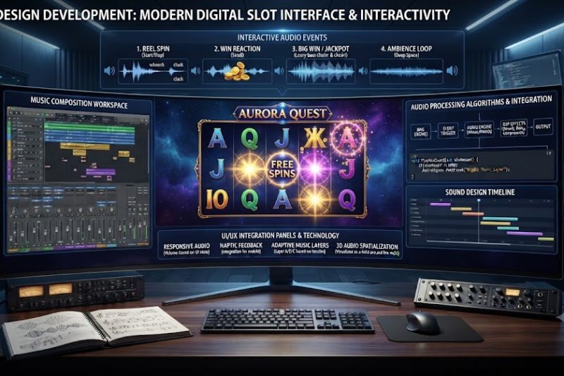 Kajian desain audio yang mendukung permainan slot